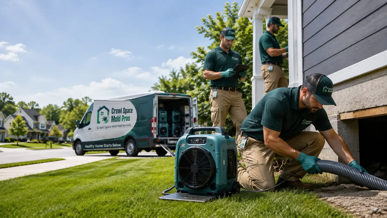 Crawl Space Mold Removal in Calvin, ND